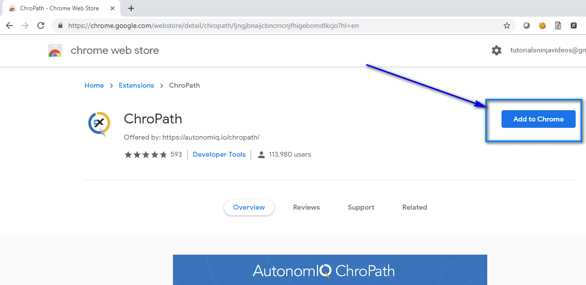 Install selenium ide addon in chrome and excel craftpsado