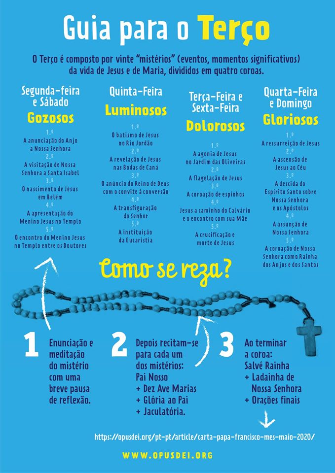 Rezar o Santo Rosário Catequese e Família Rezar o Santo Rosário Catequese e Família