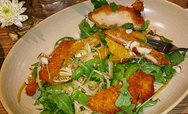 panko-crumbed chicken fillet,