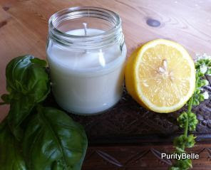 Citrus delight in recycled yoghurt jar