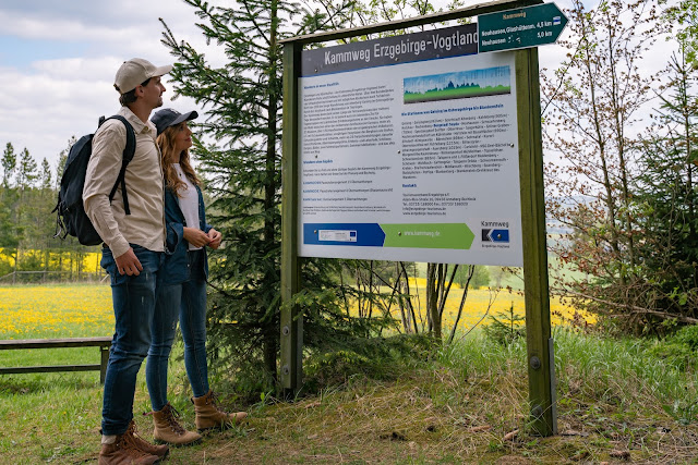 Kammweg Erzgebirge  Etappe 3+4 von Sayda nach Olbernhau  Wandern in Sachsen 02