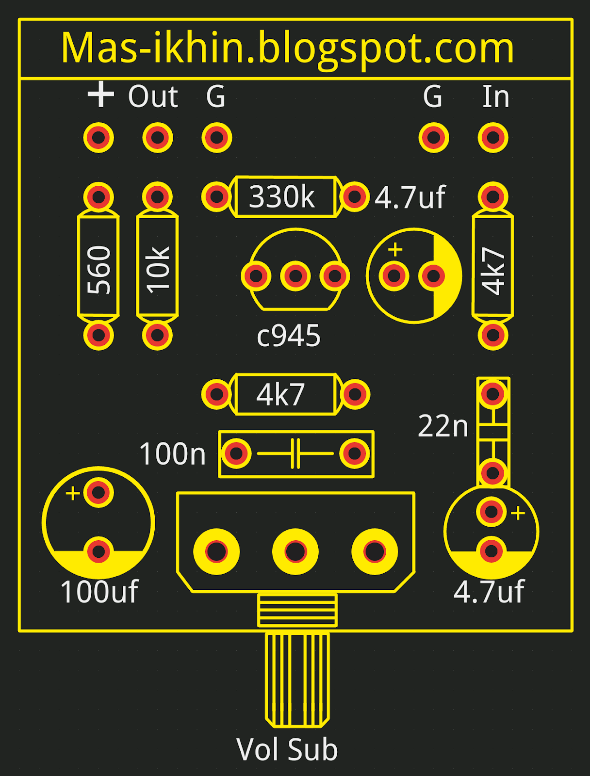 Skema Filter Sub Transistor Sederhana - Mas ikhin Web'Blogs