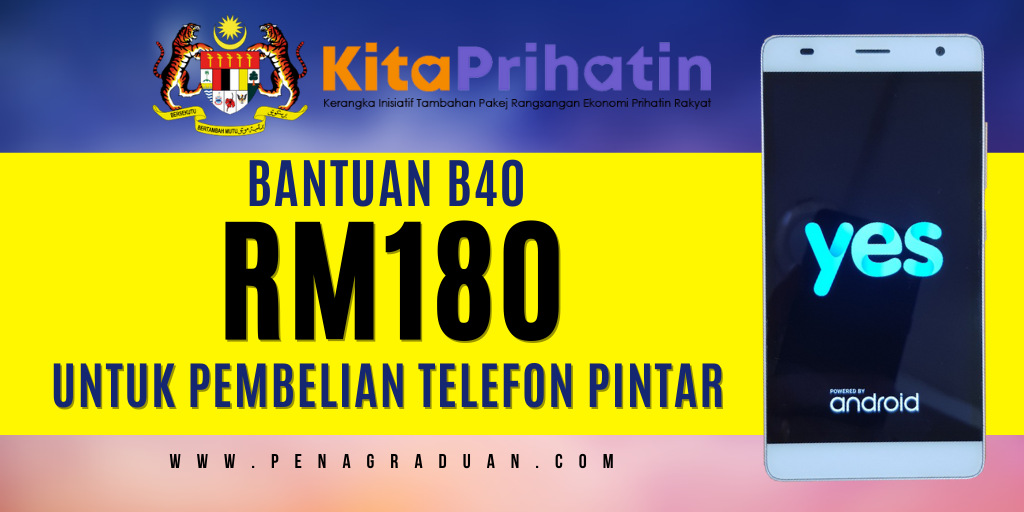 Telefon b40 pintar bantuan yes YES Prihatin: