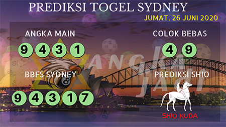 Prediksi Sydney Angka Jadi Jumat