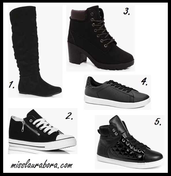 Black is the New Black | My Top Shoe Picks (boohoo.com) 1