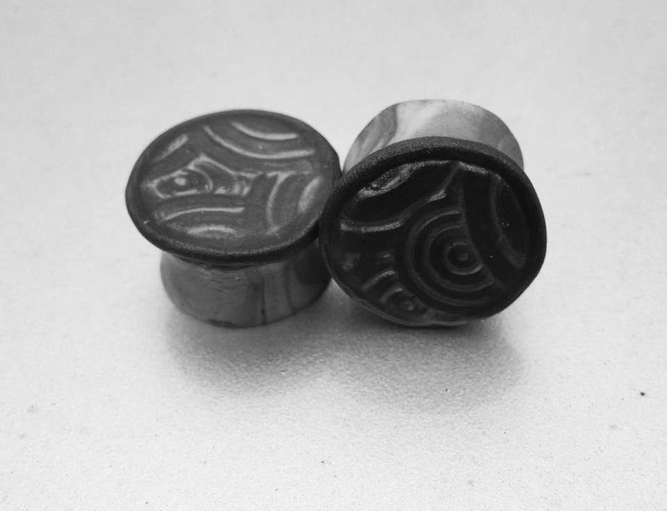 Decorative Clay Ear Plugs