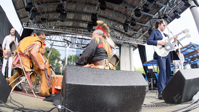 Yonatan Gat and the Eastern Medicine Singers at Hillside Festival on Saturday, July 13, 2019 Photo by John Ordean at One In Ten Words oneintenwords.com toronto indie alternative live music blog concert photography pictures photos nikon d750 camera yyz photographer