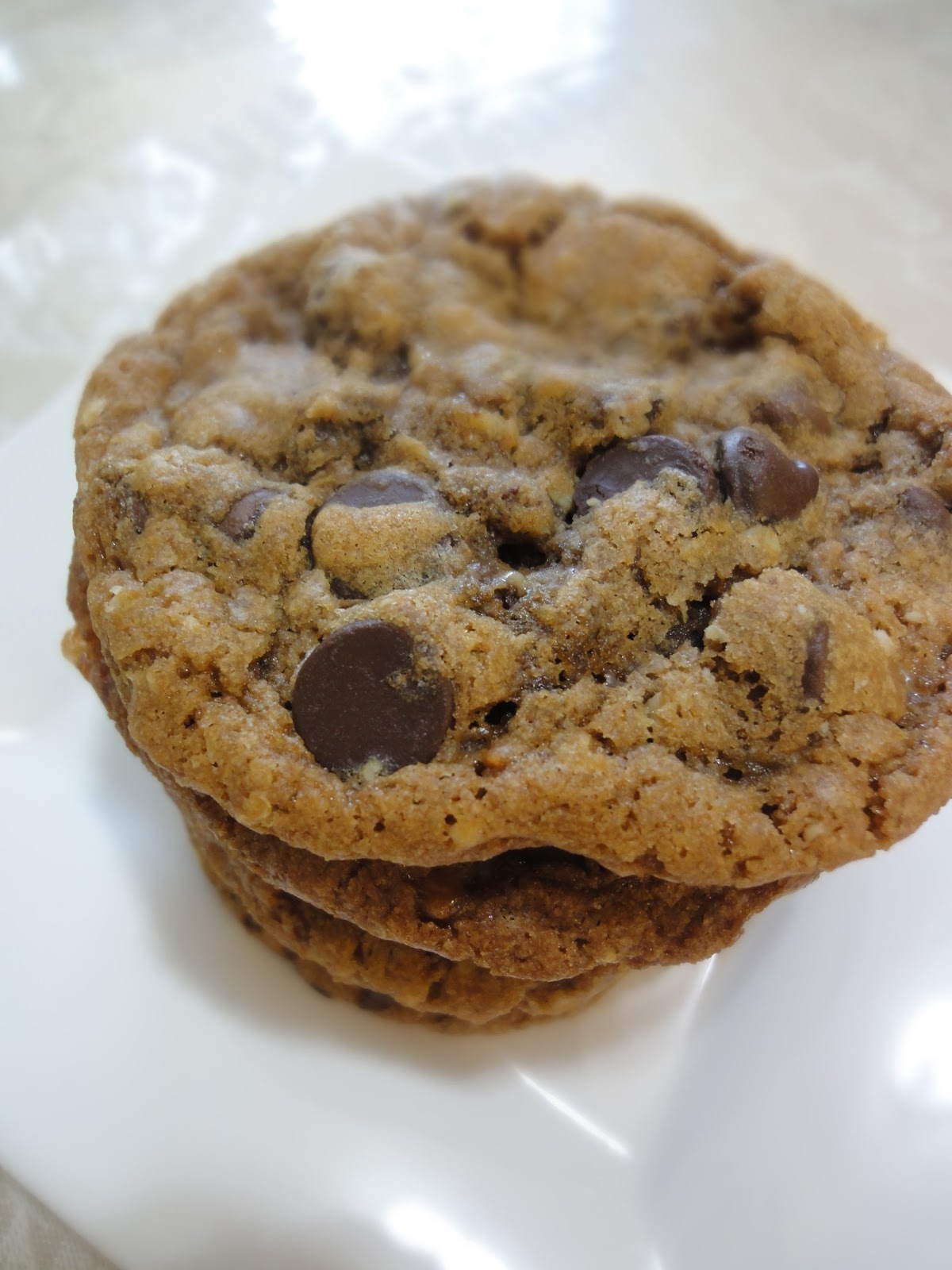 Blog as you Bake Triple Chocolate Chip Cookies