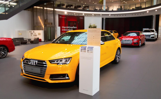 Żółte Audi S4 Audi S4, Neckarsulm, fabryka