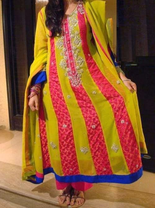 Pakistani New Fashion Design 2014 Fashion - Bridal Dresses - Mehndi ...