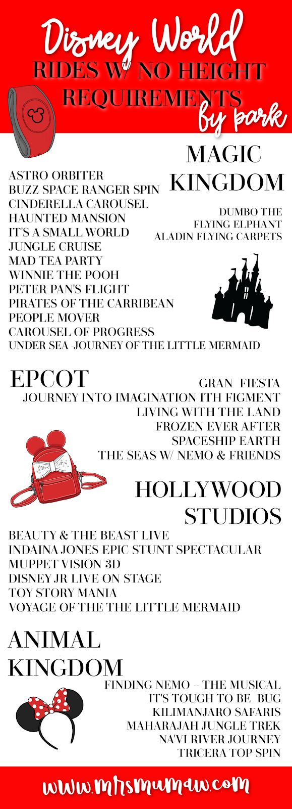 Disney World Ride Height Requirements by Park The Every Things Mrs