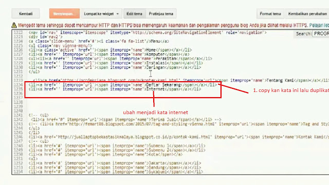 Cara Mudah Membuat Menu Blog Plus Navigasi Cara Mudah Membuat Menu Blog Plus Navigasi