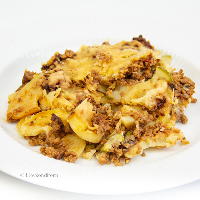 Potato Minced Meat Gratin
