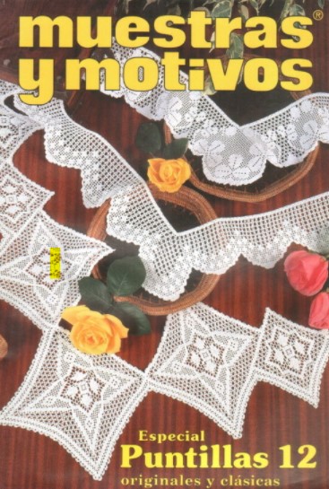 3 Revistas de Patrones de Puntillas Crochet