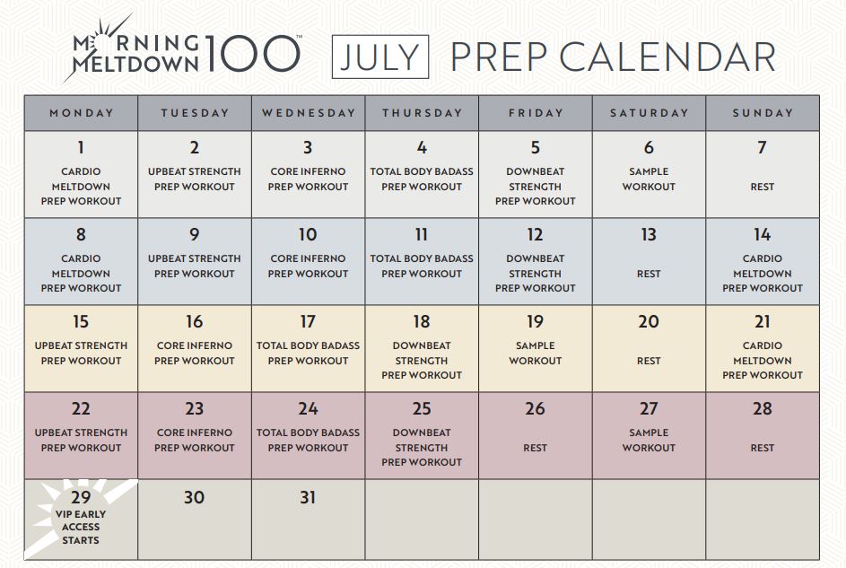 All in Health and Fitness COMMITTED! Morning Meltdown 100 kickoff