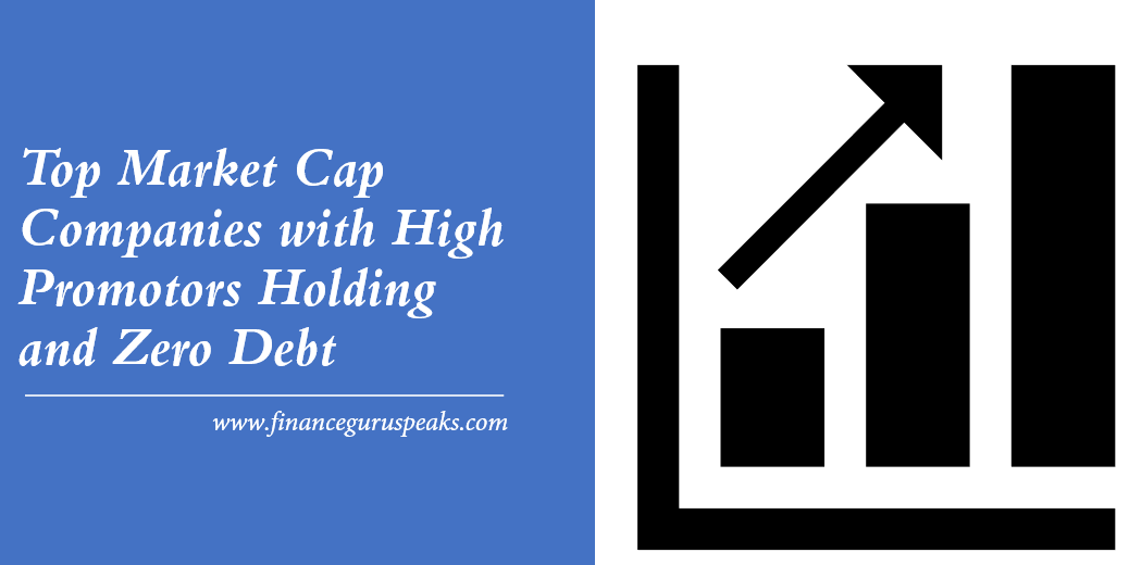 Top 10 Companies with Large Market Cap, Zero Debt and High Promoter