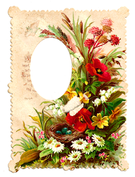 frame digital antique frames clip border floral clipart wildflower flower paper printable scrapbooking downloads crafting cliparts library