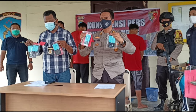 Tiga Orang Pelaku Pencurian Diamankan Polsek Dabo Singkep, Dua Orang Diantaranya Masih Dibawah Umur