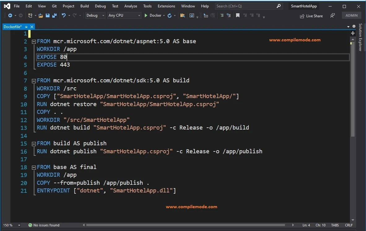 How To Add Docker Support For Existing ASP.NET Project