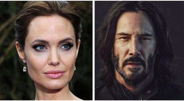 Keanu Reeves Jawab soal Kabar Pacari Angelina Jolie