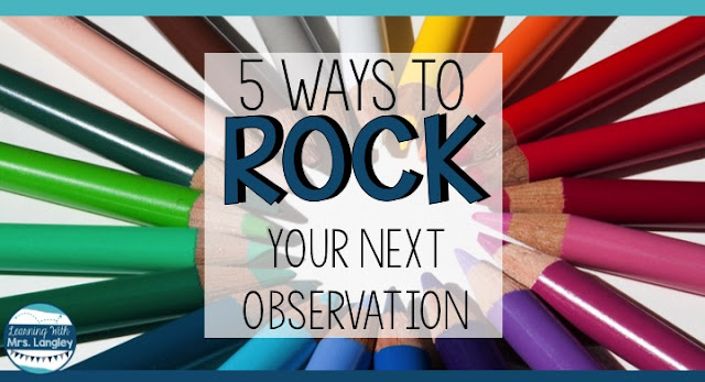Not sure what to do for your next formal observation? Here are 5 tips that will help you prepare, take a deep breath, and relax before the big day. I have a great lesson plan example for you if you need ideas for a fun student centered lesson. 