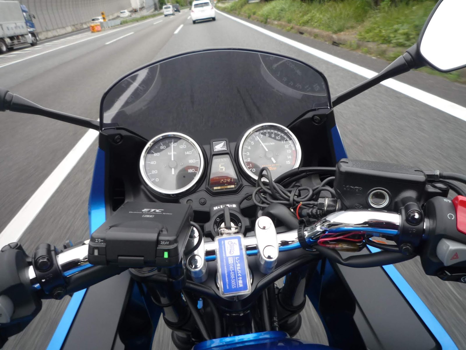 Blueskyfuji モンキー125改 武川181cc 軽二輪ナンバー取付 任意保険加入