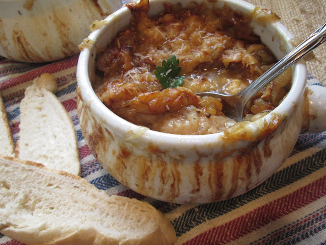 Stirring the Pot: Jacques Pepin's Onion Soup Lyonnaise-Style {French