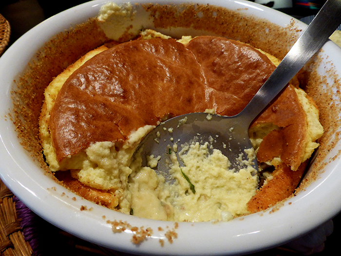AAA ACCADEMIA AFFAMATI AFFANNATI Soufflé con funghi porcini.