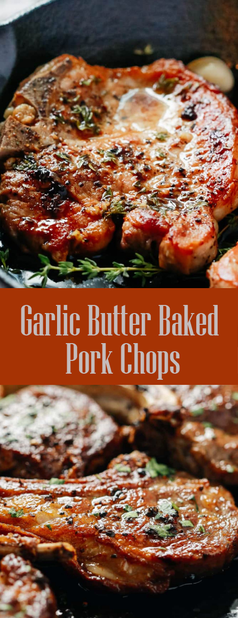 Garlic Butter Baked Pork Chops - RF chicken