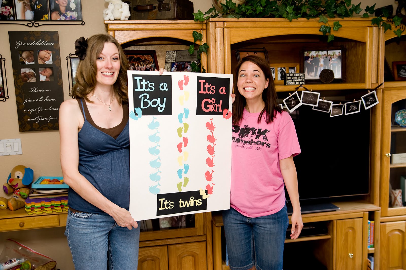 Twin Gender Reveal Party! 
