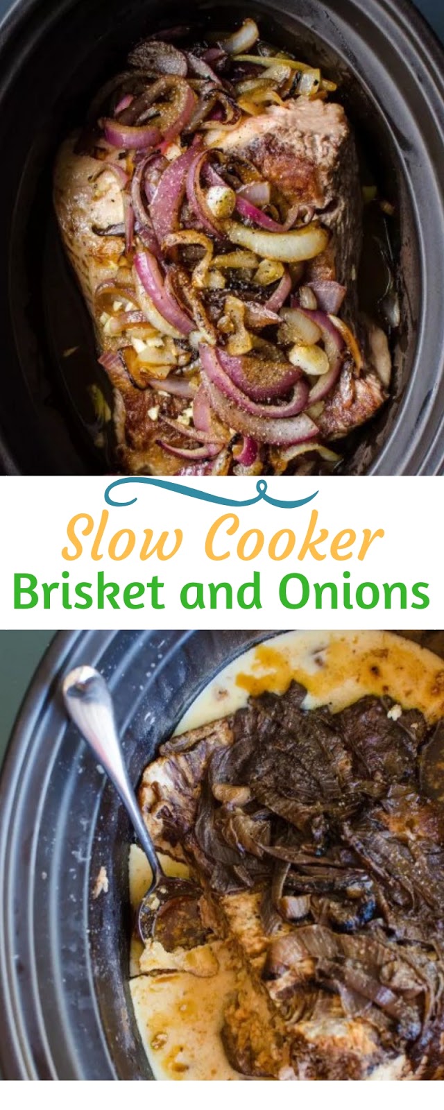 Slow Cooker Brisket and Onions Salty Sweet Recipes