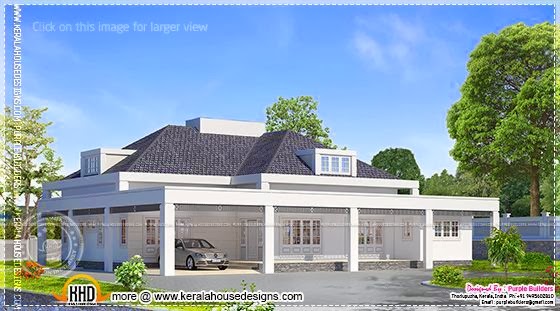 Single floor European style home