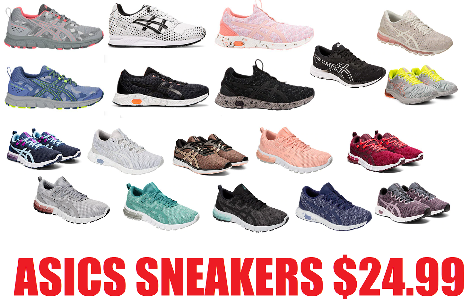 asics women's sneakers amazon