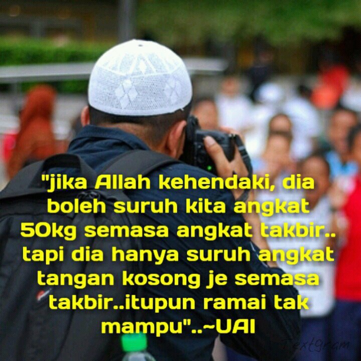 bila ustaz berkata2..