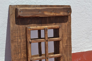 ARTESANÍA RÚSTICA EN MADERA : MARCO DE MADERA RUSTICO HECHO DE FORMA
