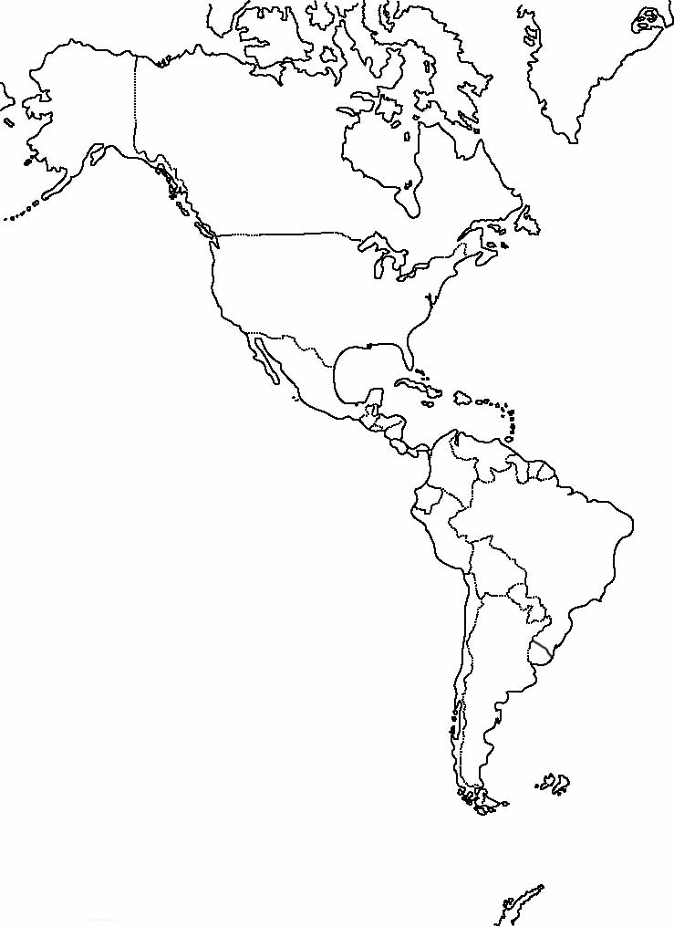 humanidadessafa: Mapa mudo de América