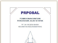 Contoh Proposal Pembangunan Sarana Air Bersih