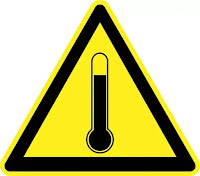 High temperature symbol
