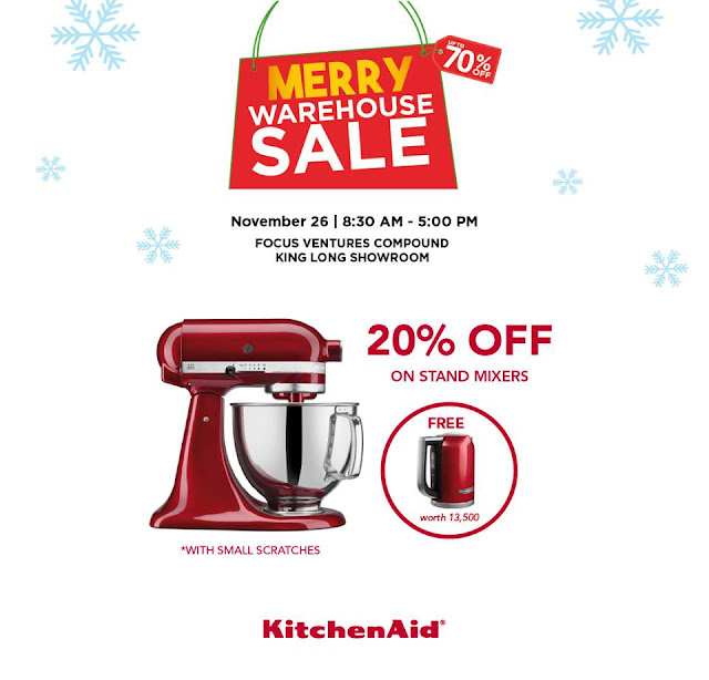 Manila Shopper Coleman, DMC, Oster, KitchenAid OneDay Warehouse Sale