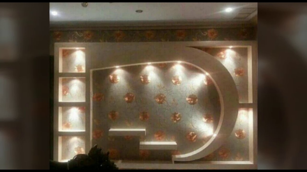 جبس جدار تلفزيون