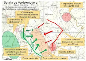 Julio Asunción, mapa, batalla, Valdejunquera