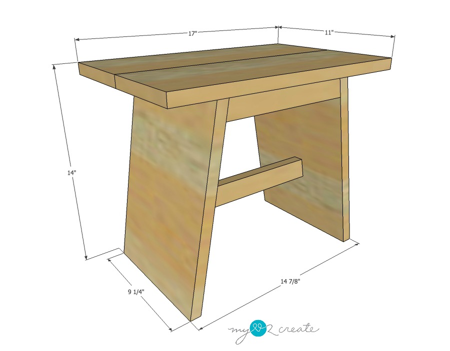 Reclaimed Wood Stool Plans My Love 2 Create