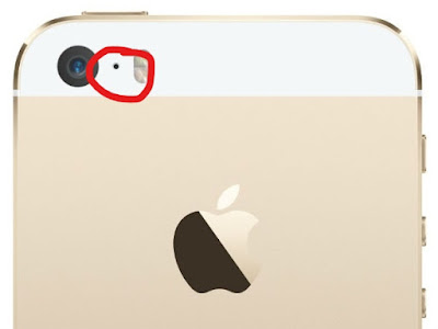 small hole near rear camera, iphone,