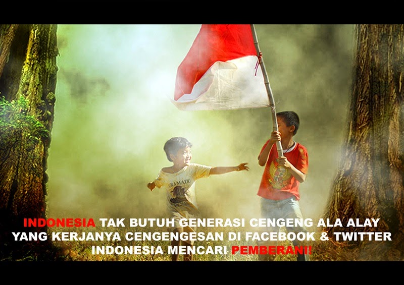 Kita (orang Indonesia) bangga menjadi bangsa Indonesia