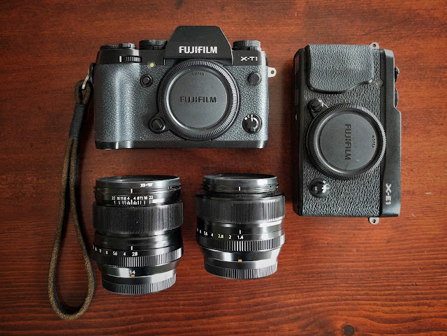 Fujifilm X-T1 and X-E1 Fujinon 35mm and Fujinon 14mm