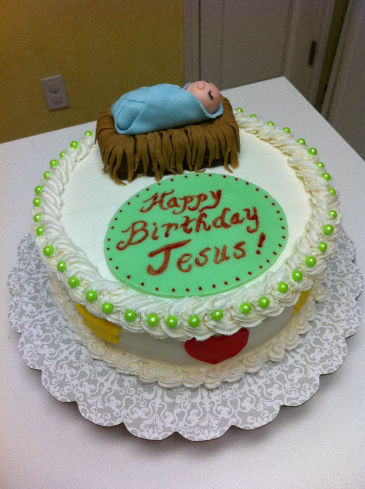 Gingerly Created Confections Happy Birthday Jesus Cake
