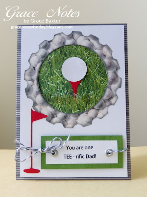 Tee-rific Dad, Father's Day card front, by Grace Baxter