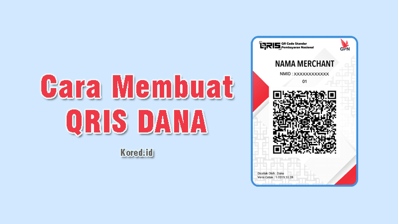 cara membuat QRIS DANA