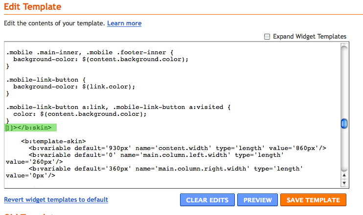 Remove the Navigation Bar from Blogger