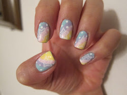 cotton candy nails polish